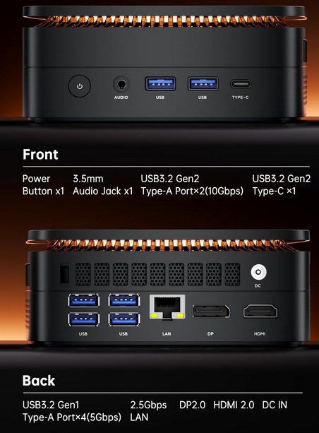 🖥️ NiPoGi Hyper H1 Mini PC mit AMD Ryzen 7 & 16/512GB für 329€ (statt 400€)