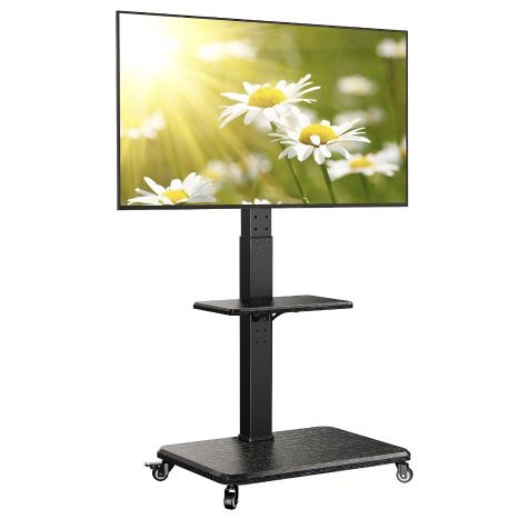 Perlegear rollbarer & höhenverstellbarer TV Ständer bis 75 Zoll für 49,99€ (statt 100€)