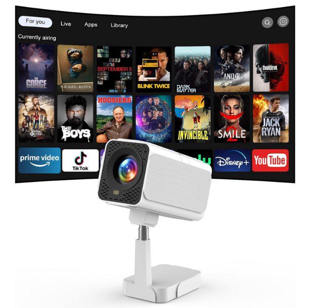 📽️ Puxinat TP-04 1080p Beamer mit Android & 300 ANSI für 47,99€ (statt 60€)
