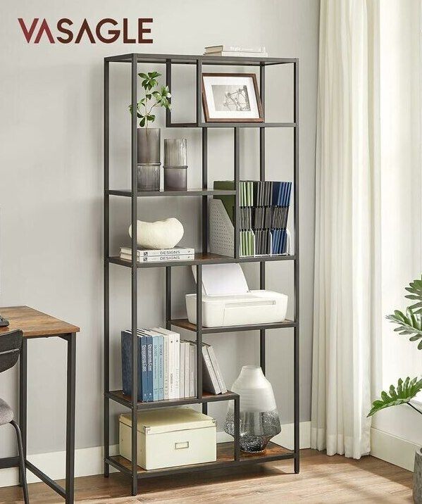 📚 VASAGLE Vintage Bücherregal (180 cm) für 53,99€ (statt 80€)