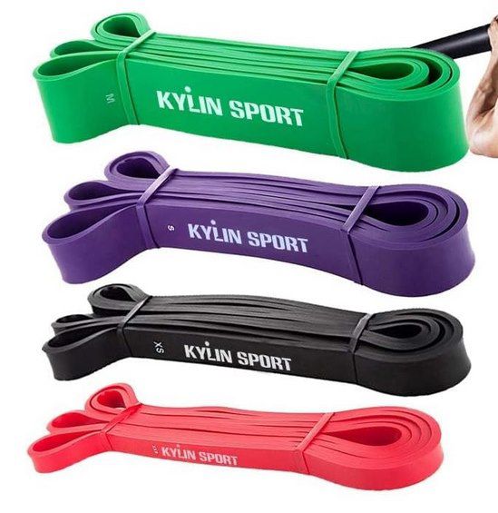 💪 4 Fitnessbänder mit versch. Widerständen für 9,99€ (statt 15€)