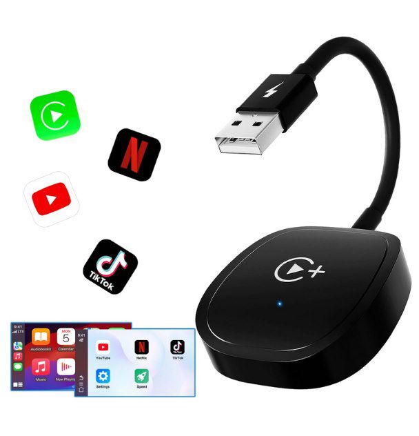 🎬 XHU CarPlay Wireless Adapter mit Netflix & YouTube für 34,99€ (statt 50€)