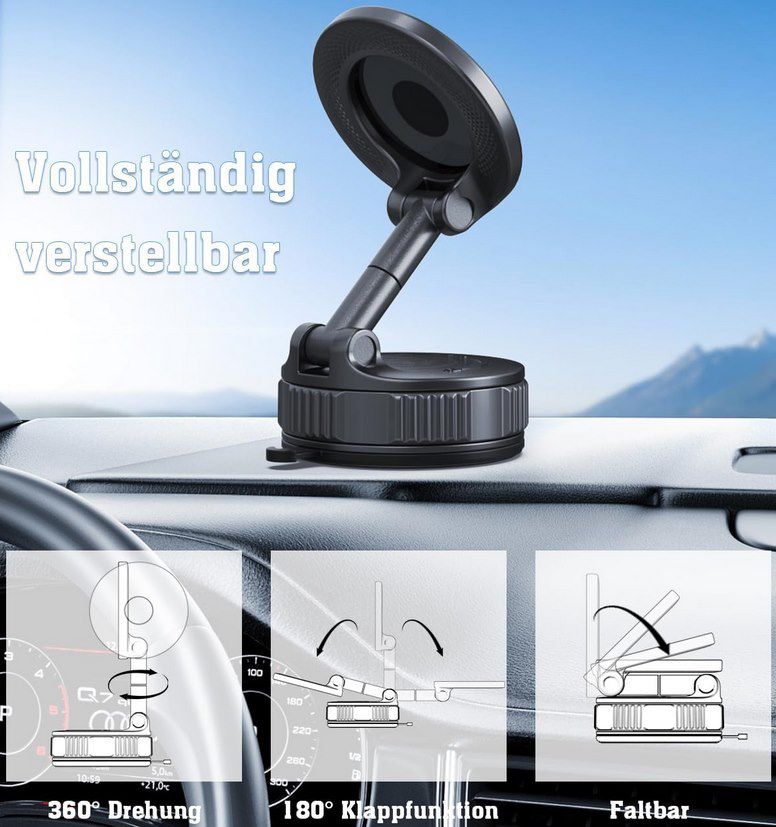 🧲 EGVQCM 360° Vakuum Magsafe Handyhalterung für 10,99€ (statt 15€)