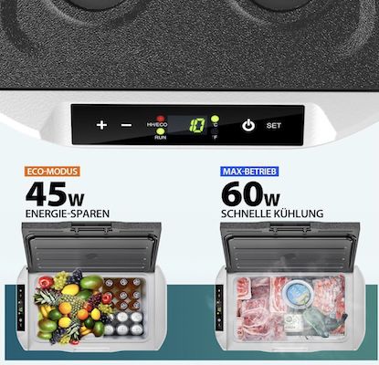 🥶 EUHOMY Kompressor Kühlbox 21L &  20℃ bis +20℃ ab 151,99€ (statt 180€)