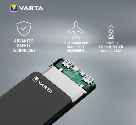 🔋 VARTA Powerbank mit 10000mAh für 16,99€ (statt 22€)