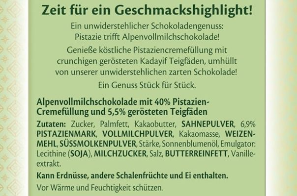 🇦🇪🍫🤤 100g Schogetten Dubai Style Schokolade für 3,99€