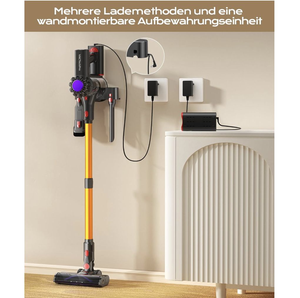 VACTechPro V15 Akku Staubsauger mit 35 Min Laufzeit für 69,49€ (statt 110€)