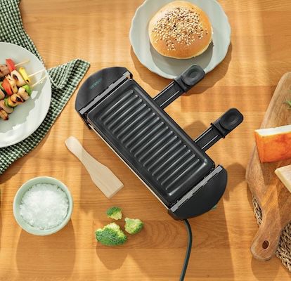 🍗 Cecotec Holz Raclette Käse & Grill 8200 mit 1200W für 12,90€ (statt 20€)
