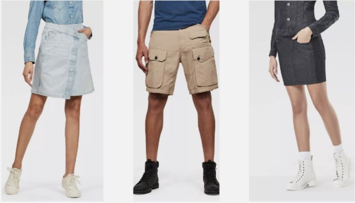 🩳 eBay: 50% Rabatt auf G STAR Short & Jumpsuit für Herren & Damen