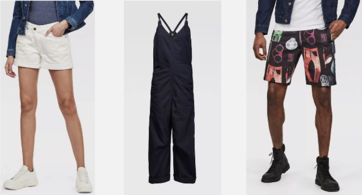 🩳 eBay: 50% Rabatt auf G STAR Short & Jumpsuit für Herren & Damen