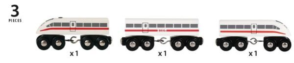 🚂 BRIO 33748 Schnellzug aus Holz 3teilig mit Sound 🚉 für 16,19€ (statt 26€)