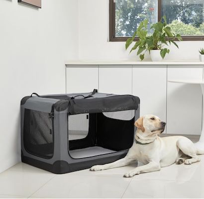 🐶 Amazon Basics Tragbarer & faltbarer Reisezwinger in Größe L für 45,80€ (statt 55€)