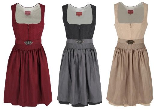 🍺 Krüger Dirndl Evi 60cm knielang in drei Farben 🎉 für 128,79€ (statt 159€)