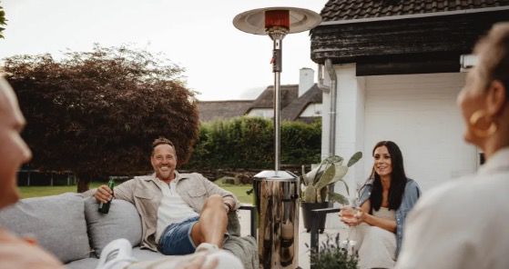 ☀️ Enders Terrassenheizer Elegance Eco Green 2.0 Silber 6kW für 80,67€ (statt 117€)