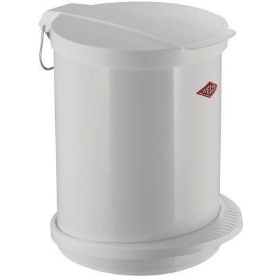 🗑️ Wesco Treteimer 111212 mit 13 Litern in Weiß für 21,99€ (statt 37€)