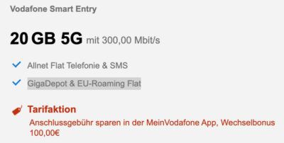 🎧 Apple Airpods Max für 4,95€ +  Vodafone Allnet 20GB 5G für 29,99€ mtl. + 100€ Bonus
