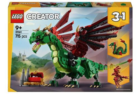 🧱 LEGO Creator 31161 Grüner Drache 🐲 für 32,99€ (statt 42€)