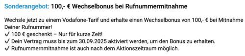 📱 Apple iPhone 17 256GB für 99€ 🍏 Vodafone Allnet Flat mit 80GB für 49,99€ mtl.