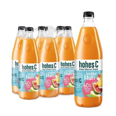 🍊 6er Pack Hohes C Multivitaminsaft je 1 Liter ohne Zuckerzusatz ab 5,87€ (statt 17€)