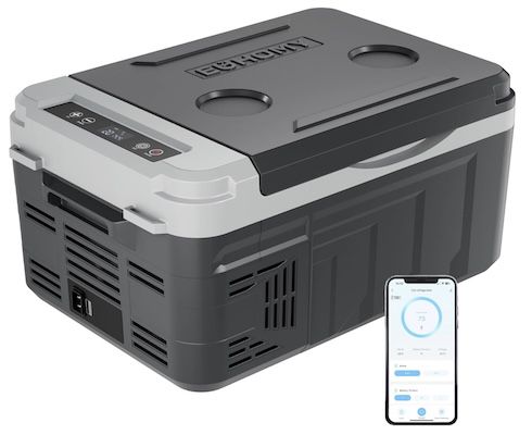 🚗🥶 EUHOMY 10L Kompressor Kühlbox mit  20℃ bis +20℃ für 109,99€ (statt 125€)
