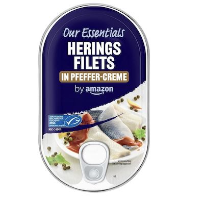 ☝🏻😋🎣 4x 200g by Amazon MSC Heringsfilets in Pfeffer-Crème für 5,27€ (statt 8€)