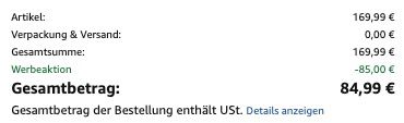 🏠 NANANI Akku Staubsauger 45000Pa mit HEPA Filter für 84,99€ (statt 170€)