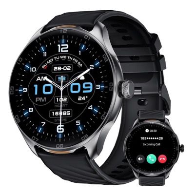 ⌚ OUKITEL 1,4″ Smartwatch V6 mit Herzfrequenz & Schrittzähler für 32,39€ (statt 50€)