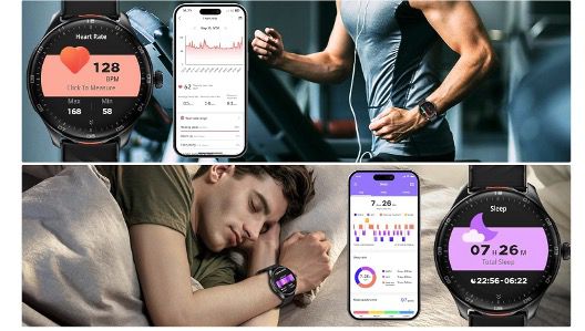 ⌚ OUKITEL 1,4 Smartwatch V6 mit Herzfrequenz & Schrittzähler für 32,39€ (statt 50€)