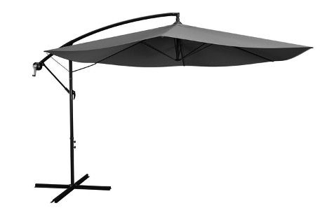 🏡 Jukys Ampel Sonnenschirm Brazil 3,5m mit Kurbel & Standfuß für 58,90€ (statt 80€)