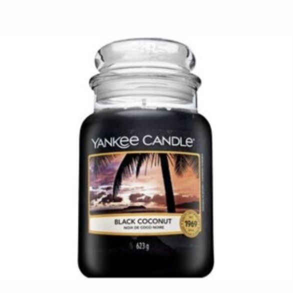 🥥🕯️ 623g Yankee Candle Black Coconut Duftkerze im Glas für 23,17€ (statt 30€)