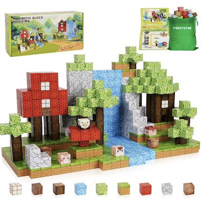 👦🏼🏗️ Magnetische 109tlg. Bauklötze Kinder-Set für 13,99€ (statt 28€)