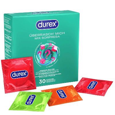 🎁 Durex Überrasch Mich Box 🍆 mit 30 Kondomen ab 12,59€ (statt 20€)