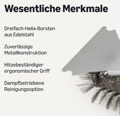 🍖 Amazon Basics Grillschaber und  Bürste für 7,64€ (statt 9€)