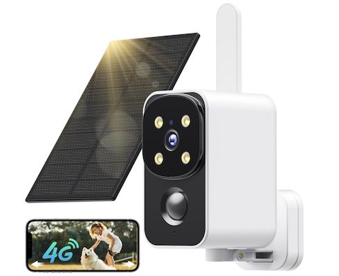🏡📹 Pesair 4G LTE Überwachungskamera mit SIM Karte für 39,19€ (statt 56€)