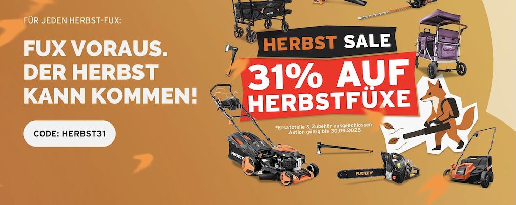 🔥 Fuxtec: 31% Rabatt auf ALLES   z.B. FX CT700 Bollerwagen für 135,31€ (statt 194€)