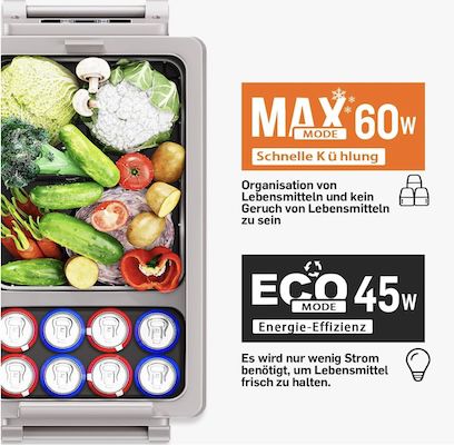 🥶 EUHOMY Kompressor Kühlbox mit 49.4L für 221€ (statt 260€)