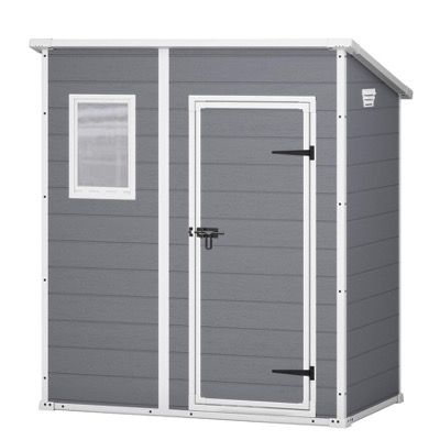 🏡 Keter Manor Pent 6×4 Gartenhaus wetterfest 184x111x201 für 286,30€ (statt 382€)