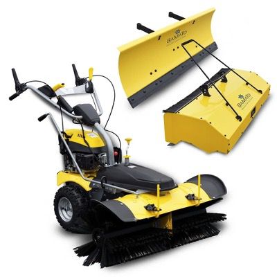 🏘️ BAMATO KEM-1000 Kehrmaschine mit Schneeschild und E-Start ➡️ für 1.199€ (statt 1.603€)