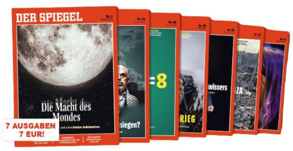 🗞️ Der Spiegel Miniabo mit 7 Ausgaben frei Haus für 7€ (statt 46€)