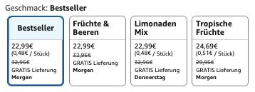 🍓 Waterdrop Microdrink Sommer Set mit 48 Würfeln ➡️ für 19,54€ (statt 30€)