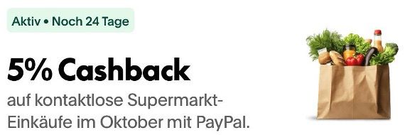 💁 PayPal Deal: Holt euch 5% eures Supermarkt-Einkaufes 🤑 mit PayPal-Zahlung zurück 💁 PayPal Deal: Holt euch 5% eures Supermarkt Einkaufes 🤑 mit PayPal Zahlung zurück
