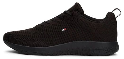 👟 Tommy Hilfiger Corporate Knit Rib Runner Sneaker in Schwarz ab 55,79€ (statt 85€)