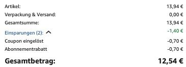 🌰 5er Pack Seeberger Cashew Cranberry Mix 750g ab 12,54€ (statt 21€)