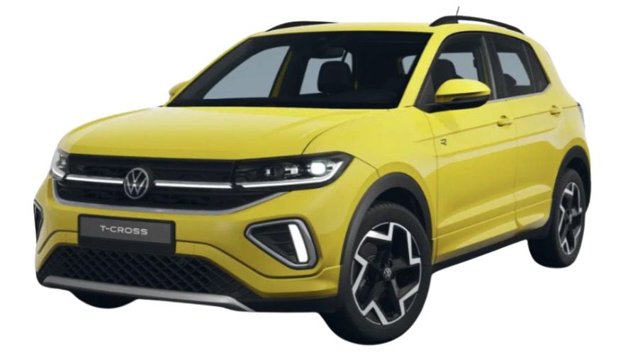 🚙💨 Privatl: Volkswagen T Cross R Line 1.0 TSI mit 116 PS ➡️ für 149€ mtl.   LF 0,63