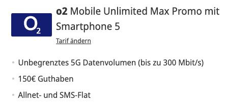 🍏 Apple iPhone 16 Pro für 249€ + o2 Allnet Unlimited 5G ➡️ für 39,99€ mtl.   150€ Bonus