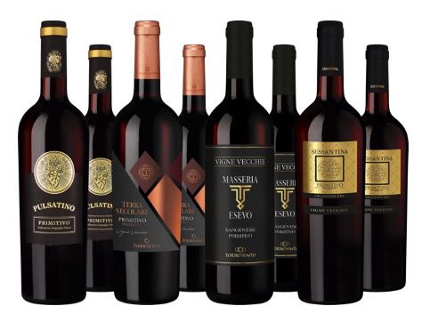 🍷 Weinpakete ohne Versandkosten 🍇 z.B. Primitivo-Vielfalt 8 Flaschen für 49,90€ (statt 105€) 🍷 Weinpakete ohne Versandkosten 🍇 z.B. Primitivo Vielfalt 8 Flaschen für 49,90€ (statt 105€)