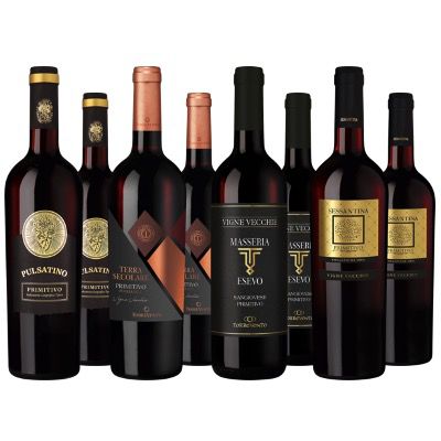🍷 Weinpakete ohne Versandkosten 🍇 z.B. Primitivo-Vielfalt 8 Flaschen für 49,90€ (statt 105€) 🍷 Weinpakete ohne Versandkosten 🍇 z.B. Primitivo-Vielfalt 8 Flaschen für 49,90€ (statt 105€)