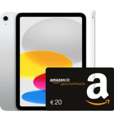🍏 Apple iPad 2025 + Pencil + 20€ Amazon für 1€ – mit Vodafone Allnet 20GB ab 24,99€ – 1x 999GB
