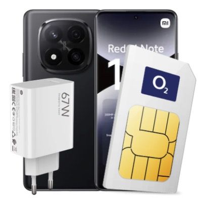 🤯 Xiaomi Redmi Note 14 Pro+ 256GB für 49€ + o2 Allnet 40GB für 14,99€ mtl.