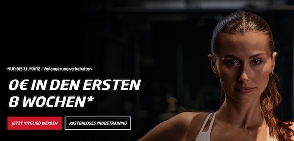 💪 Fitness First: 8 Wochen Gratis bei 24 Monaten + keine Anmeldegebühr